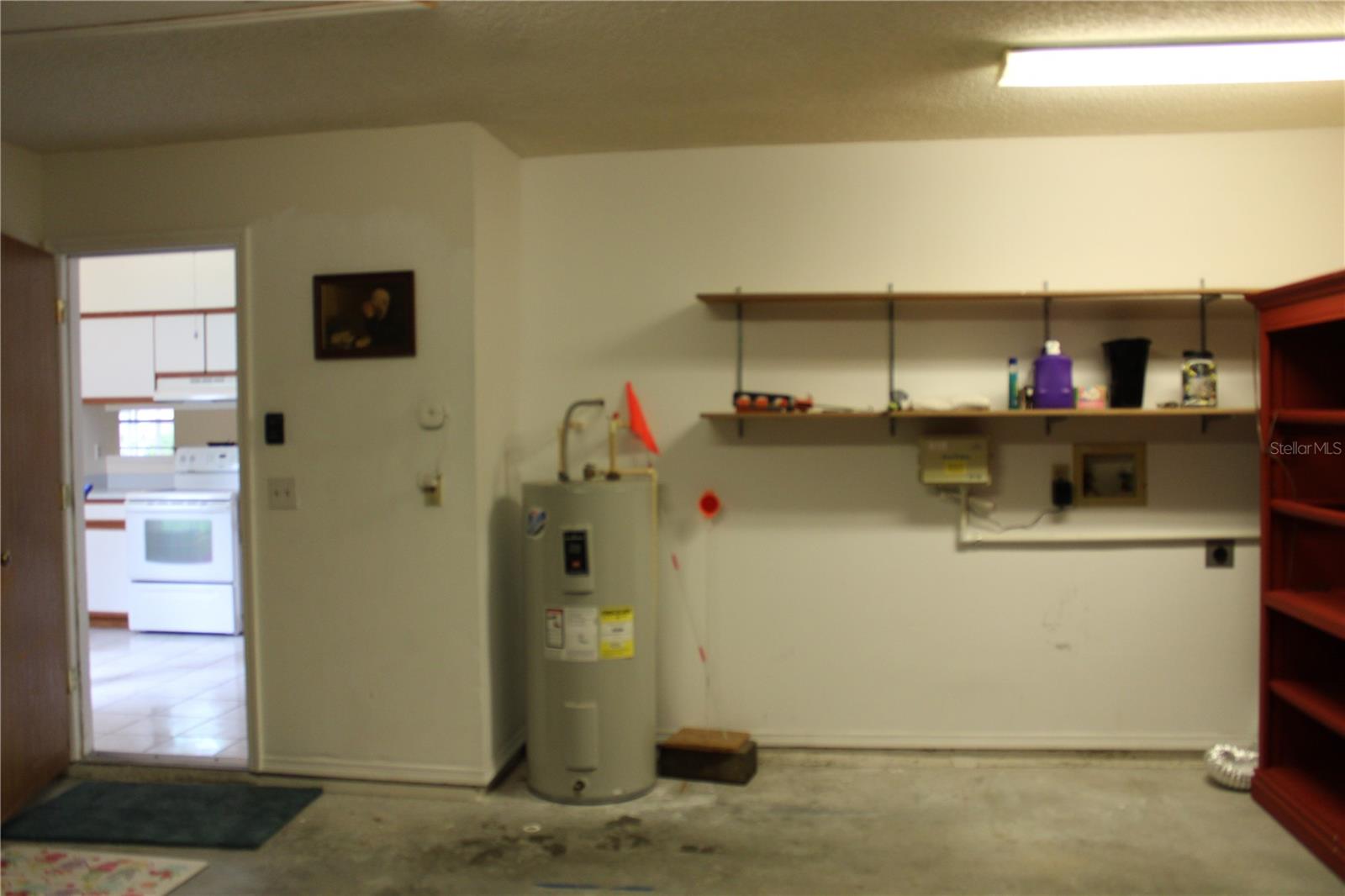 GARAGE WASHER AND DRYER HOOK UP