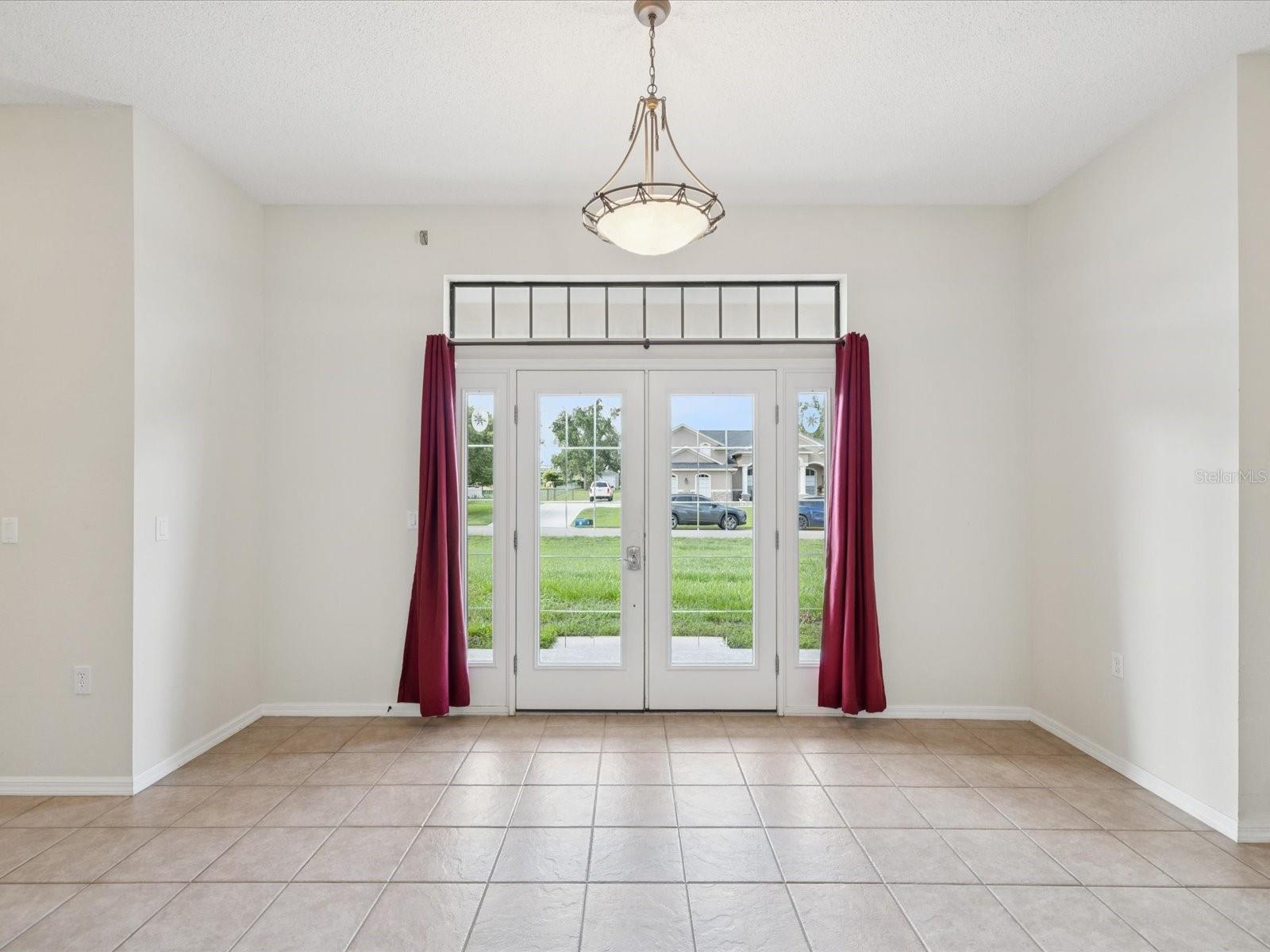 living room from in law entrance