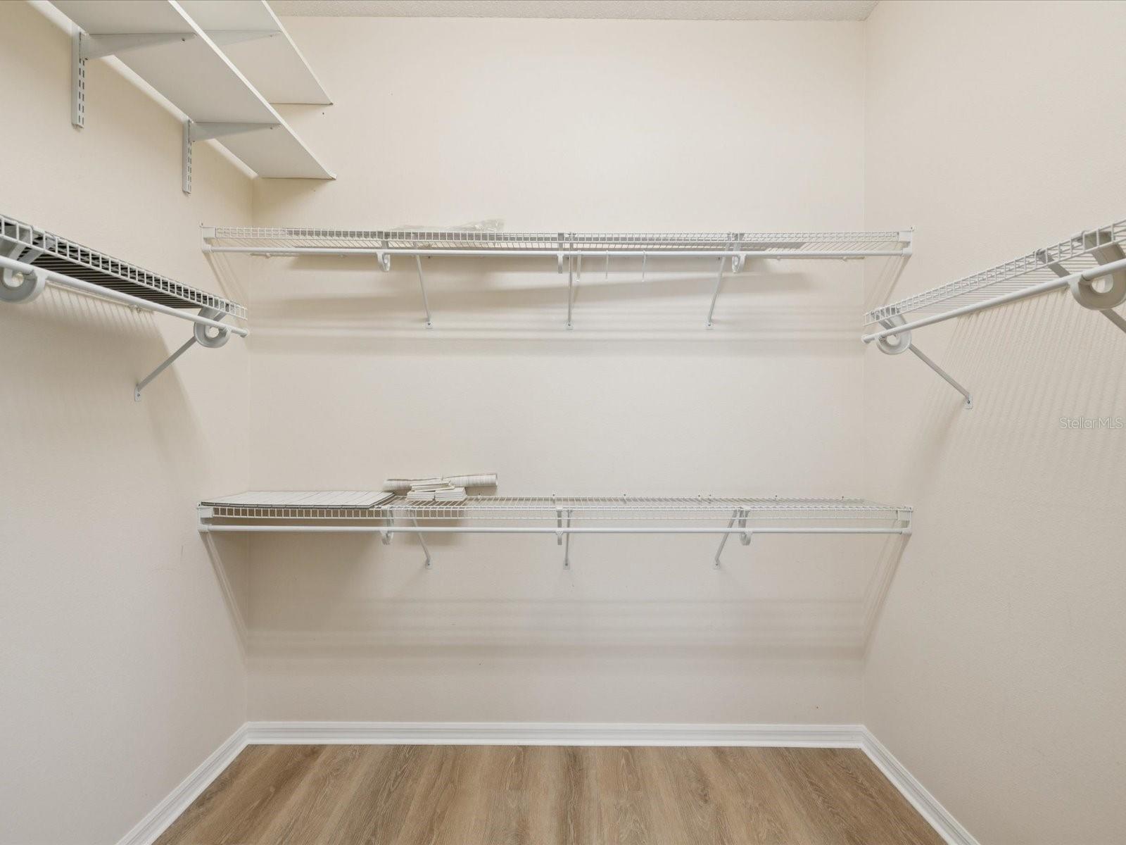 primary bedroom in law side walk in closet