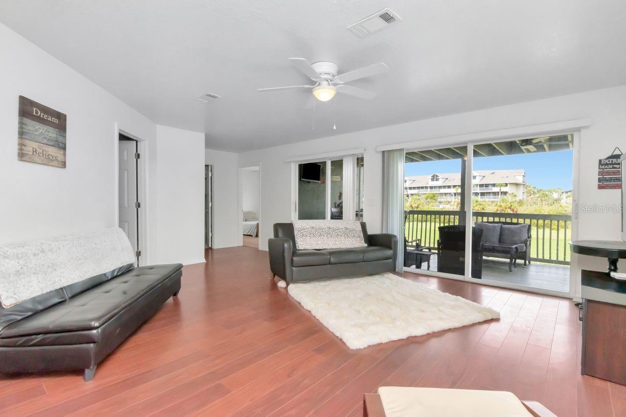 Lower level living room