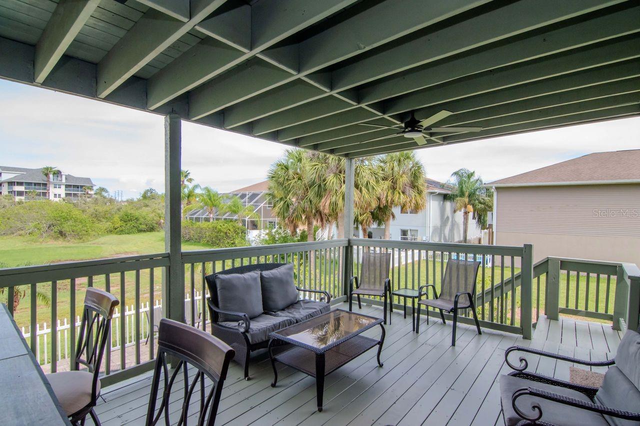 Lower level patio