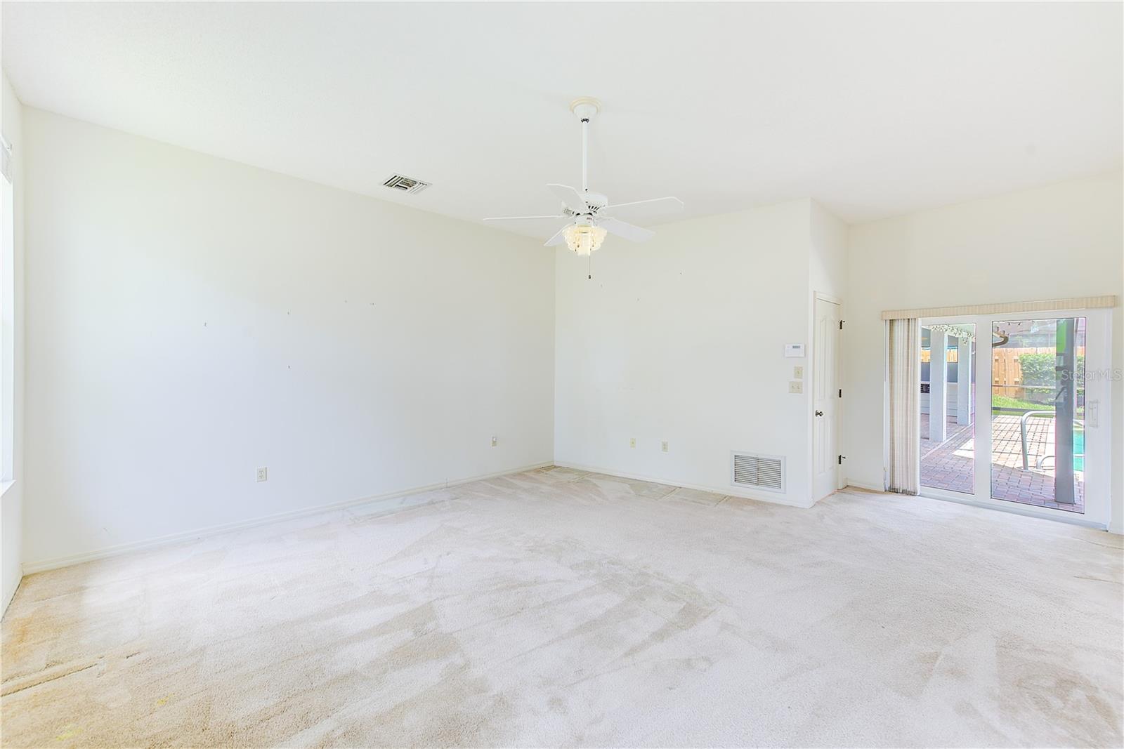 Primary suite with access to the pool