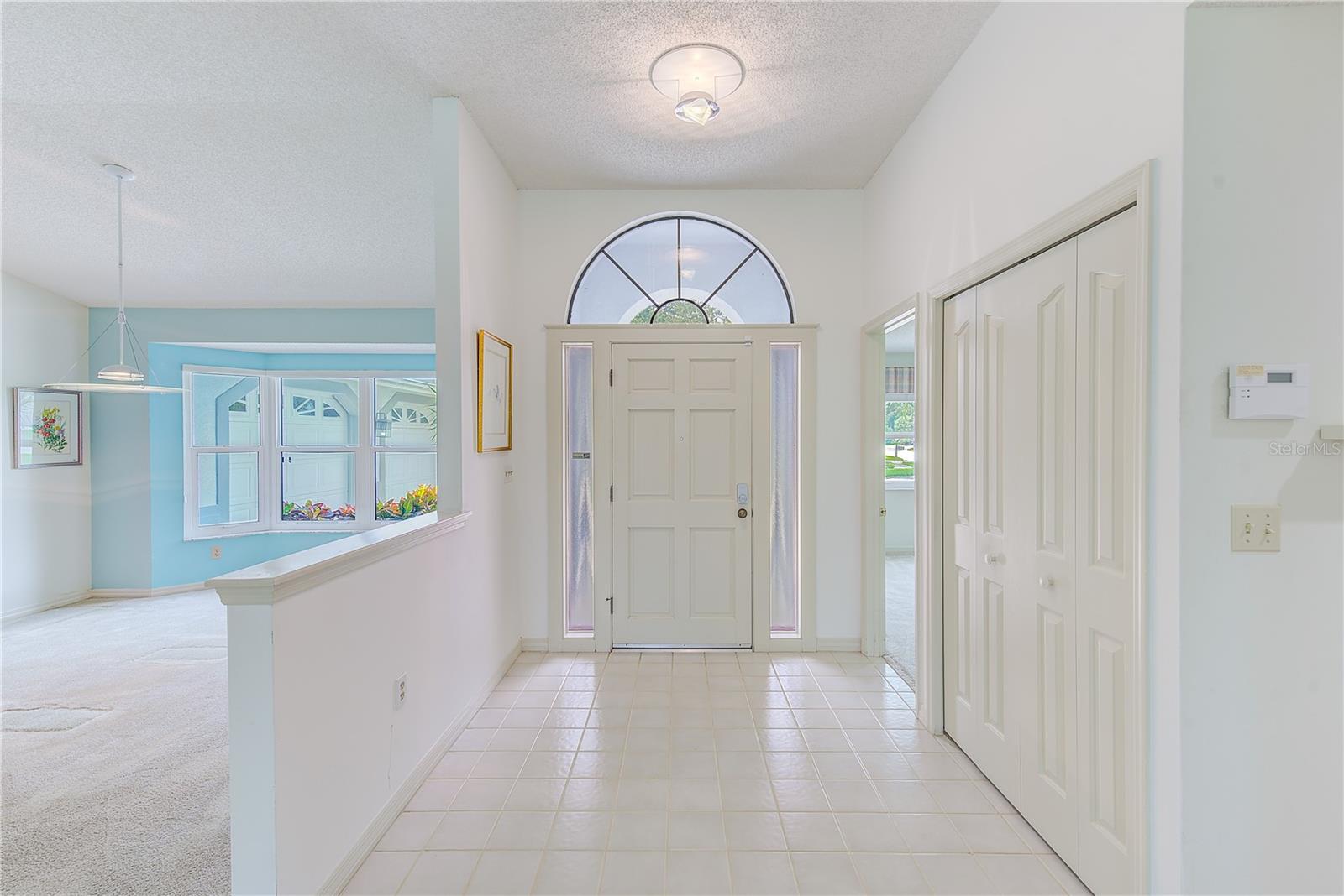 Spacious foyer