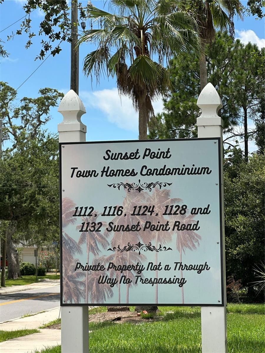 Street Sign To Complex