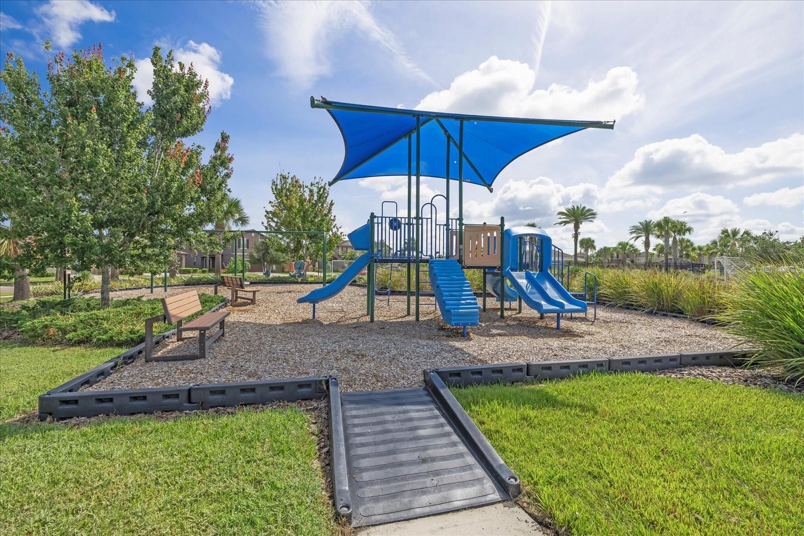 Playground steps from the Home
