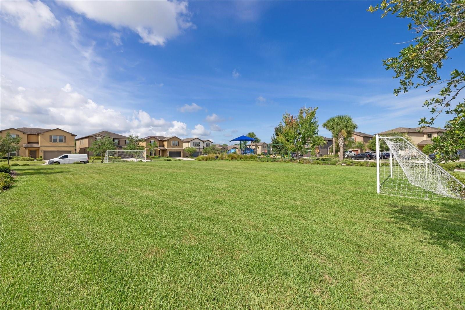 Soccer Field steps from the Home