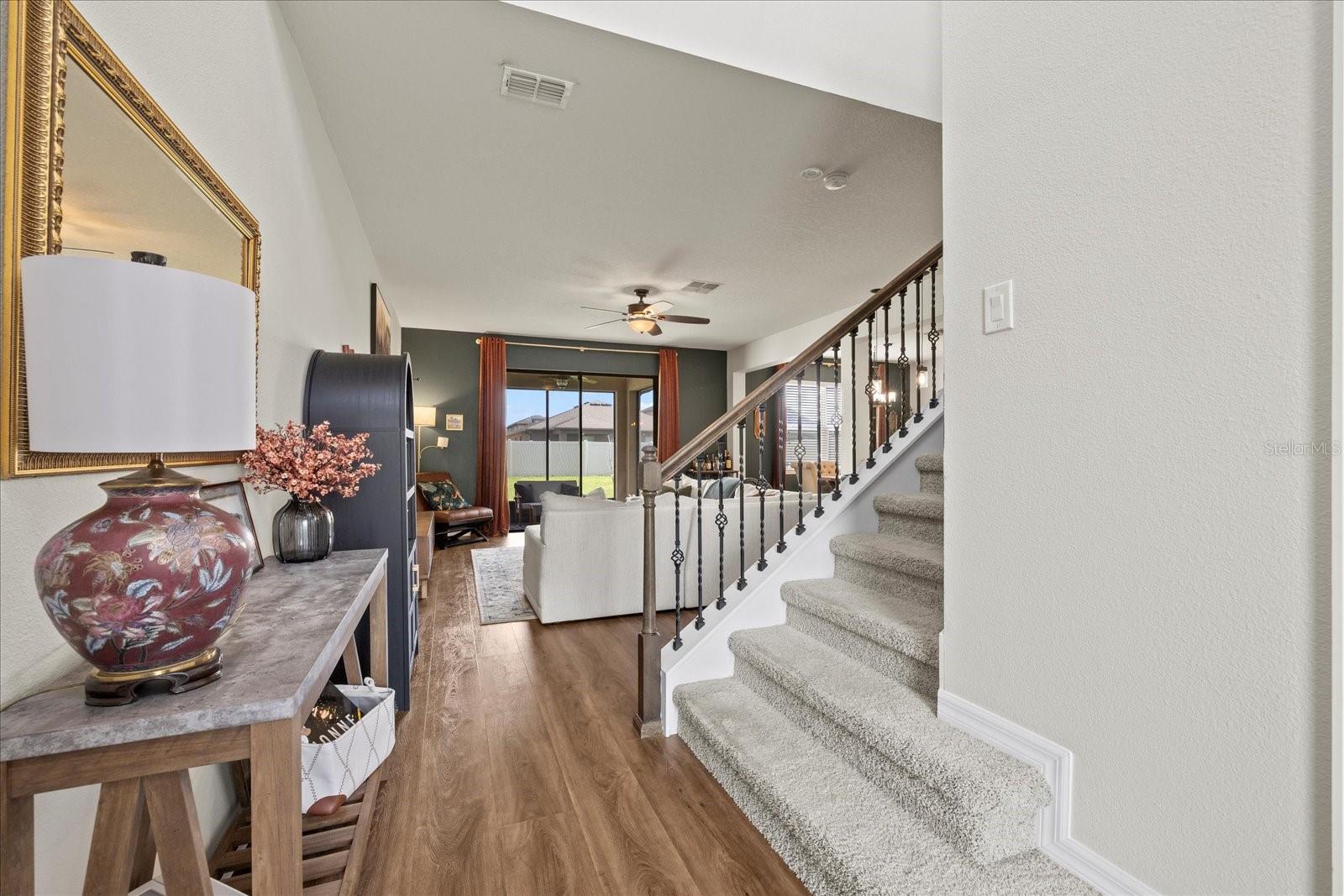 Luxury Plank Vinyl Flooring throughout