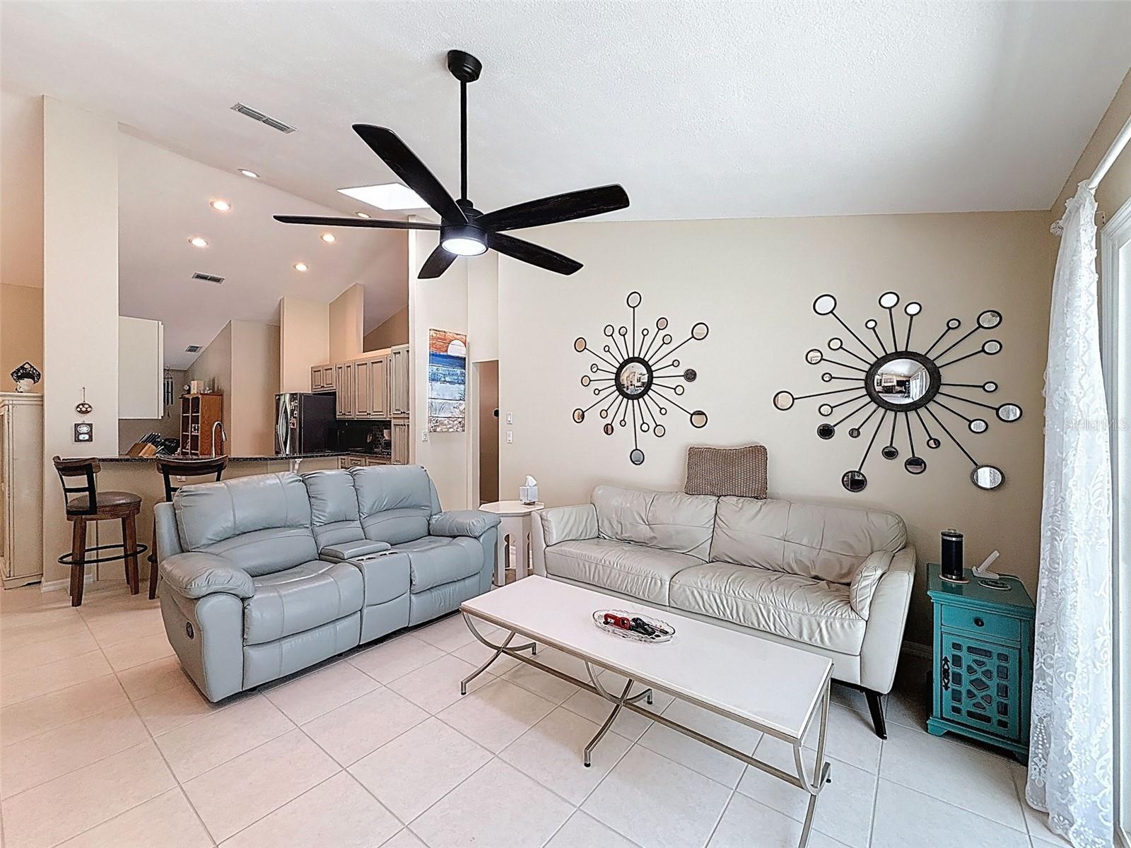 Second living room leading to the pool