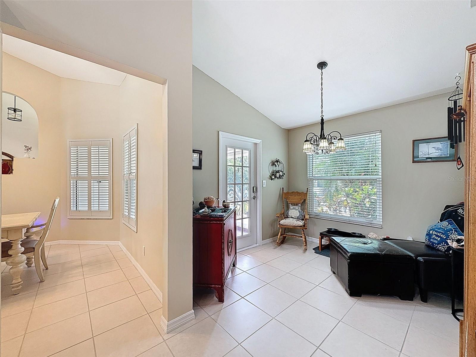 Door leads to the front patio too