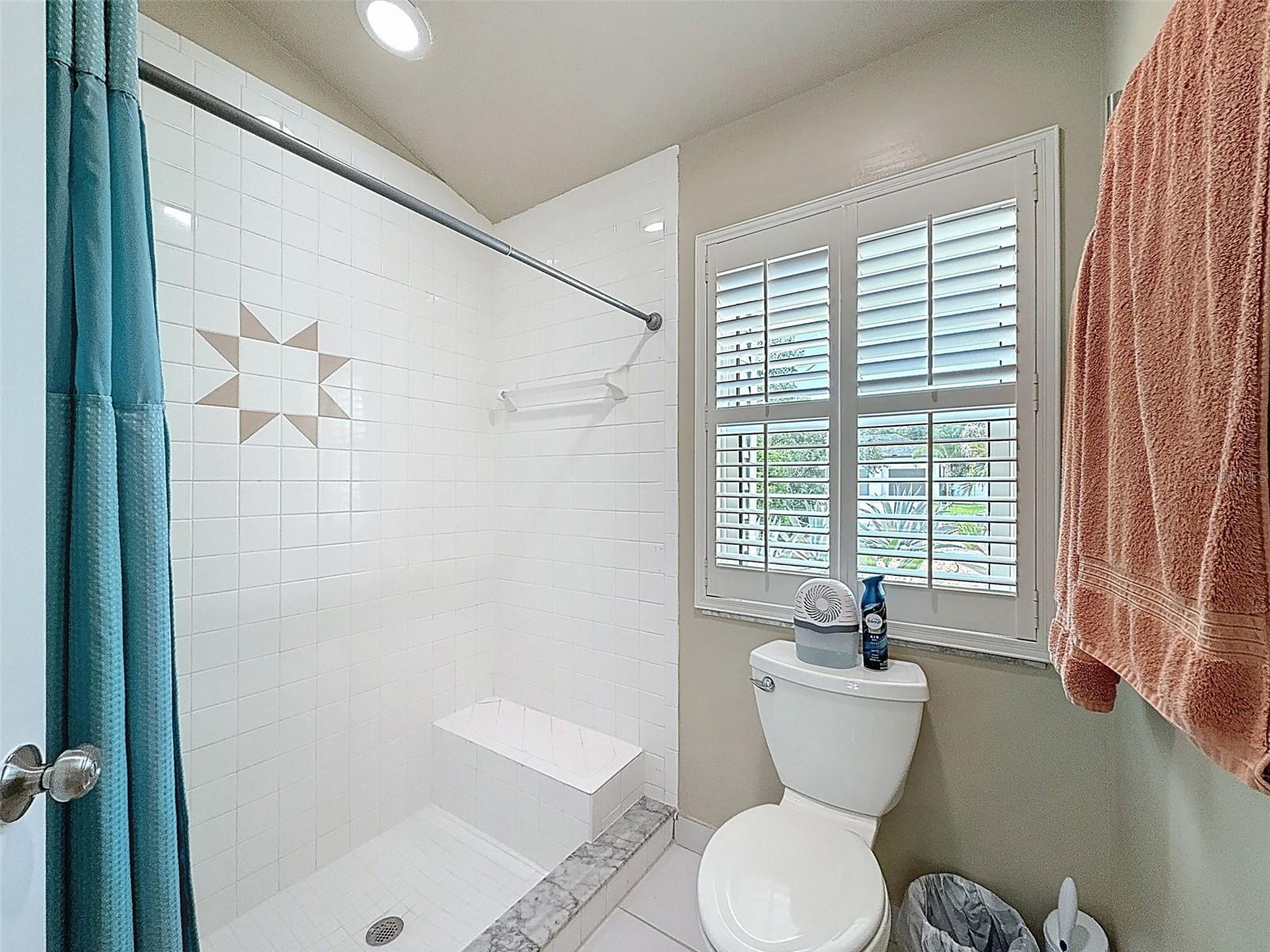 Water closet in the master bathroom