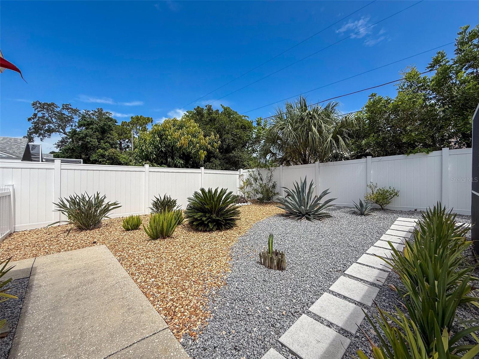 Easy care landscaping