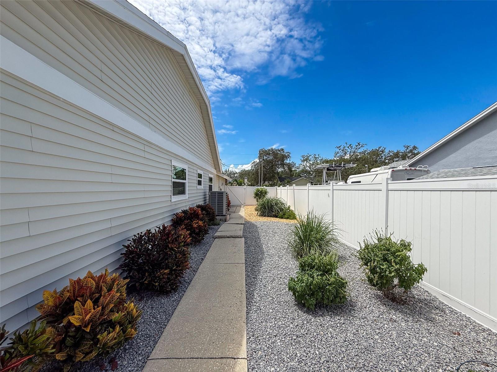 Easy care landscaping