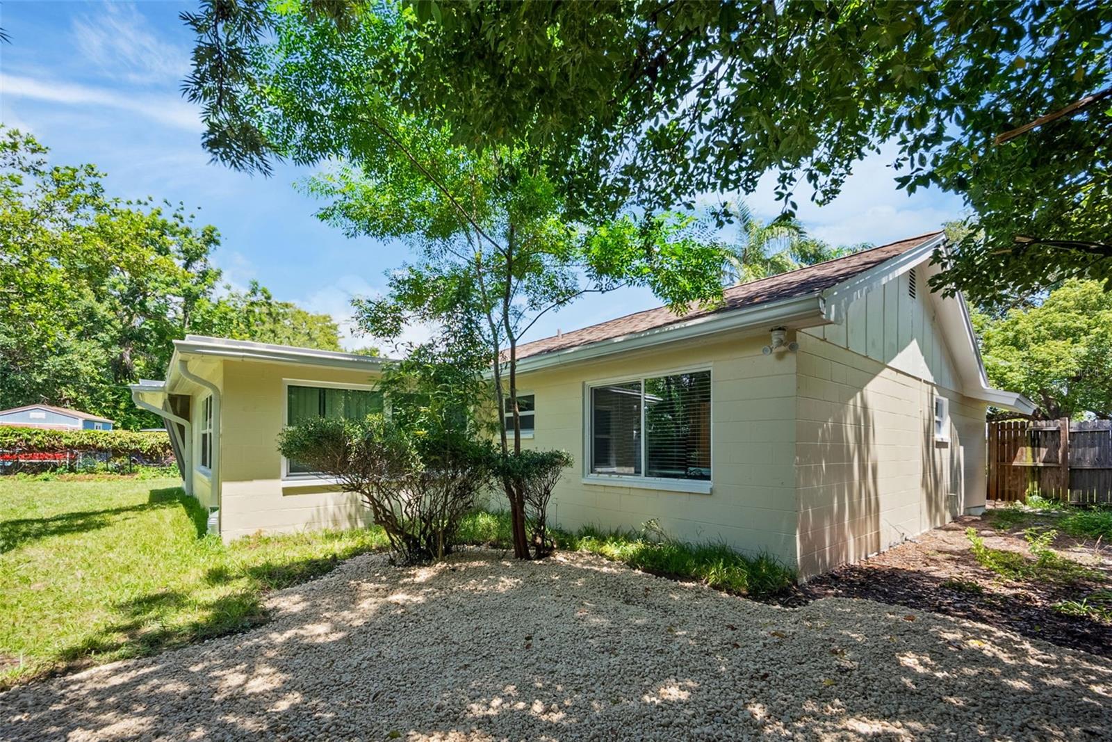 Back Corner of Property