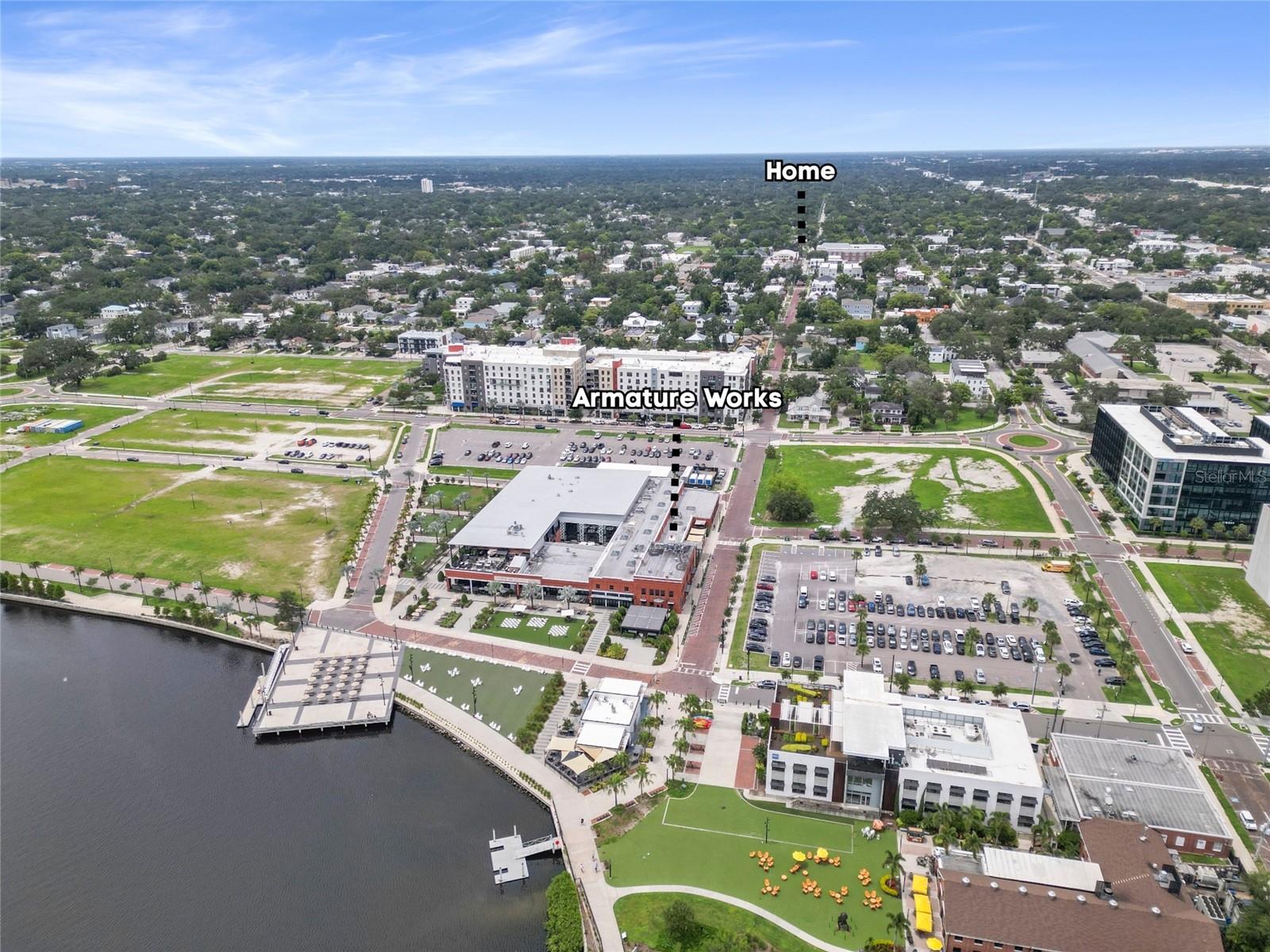 Proximity to Armature Works & Tampa Riverwalk