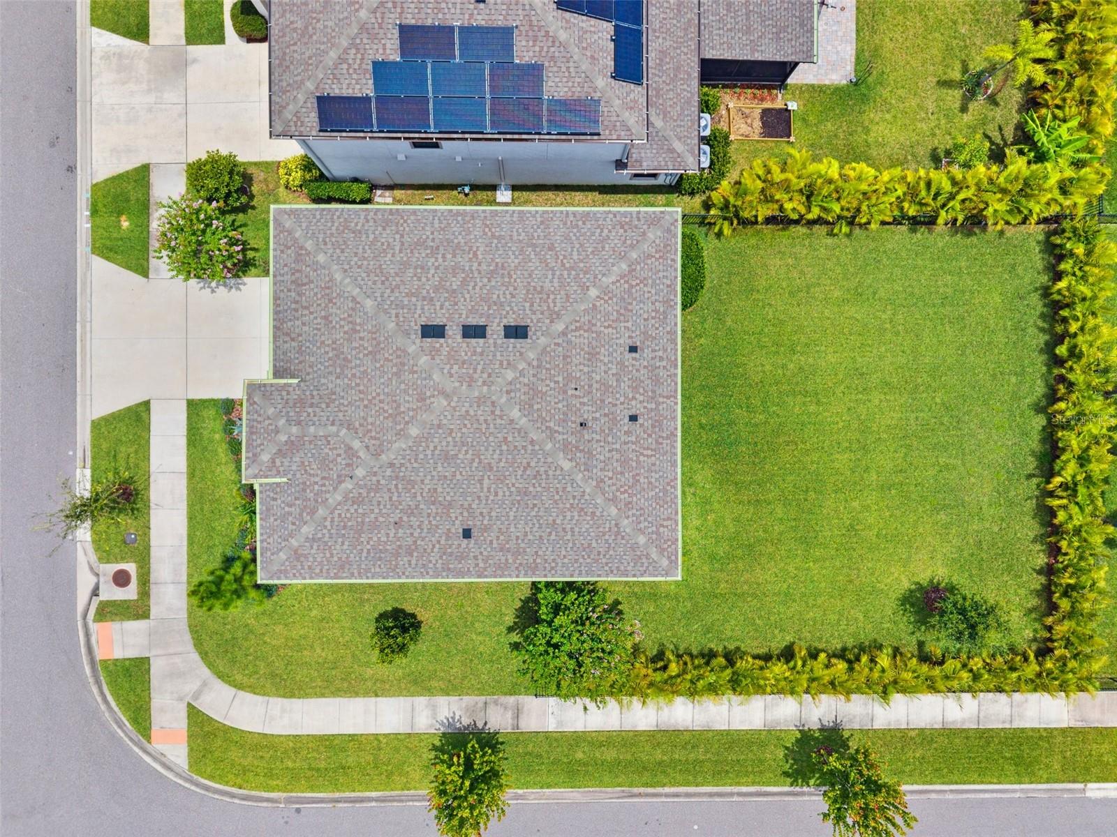 Large corner lot