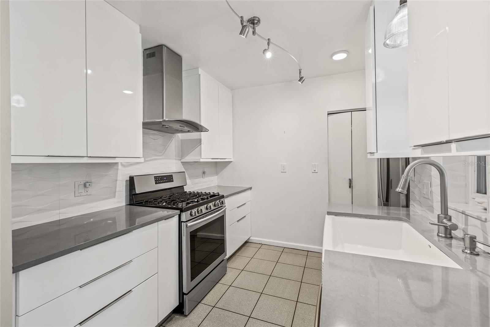 Sleek and updated kitchen.