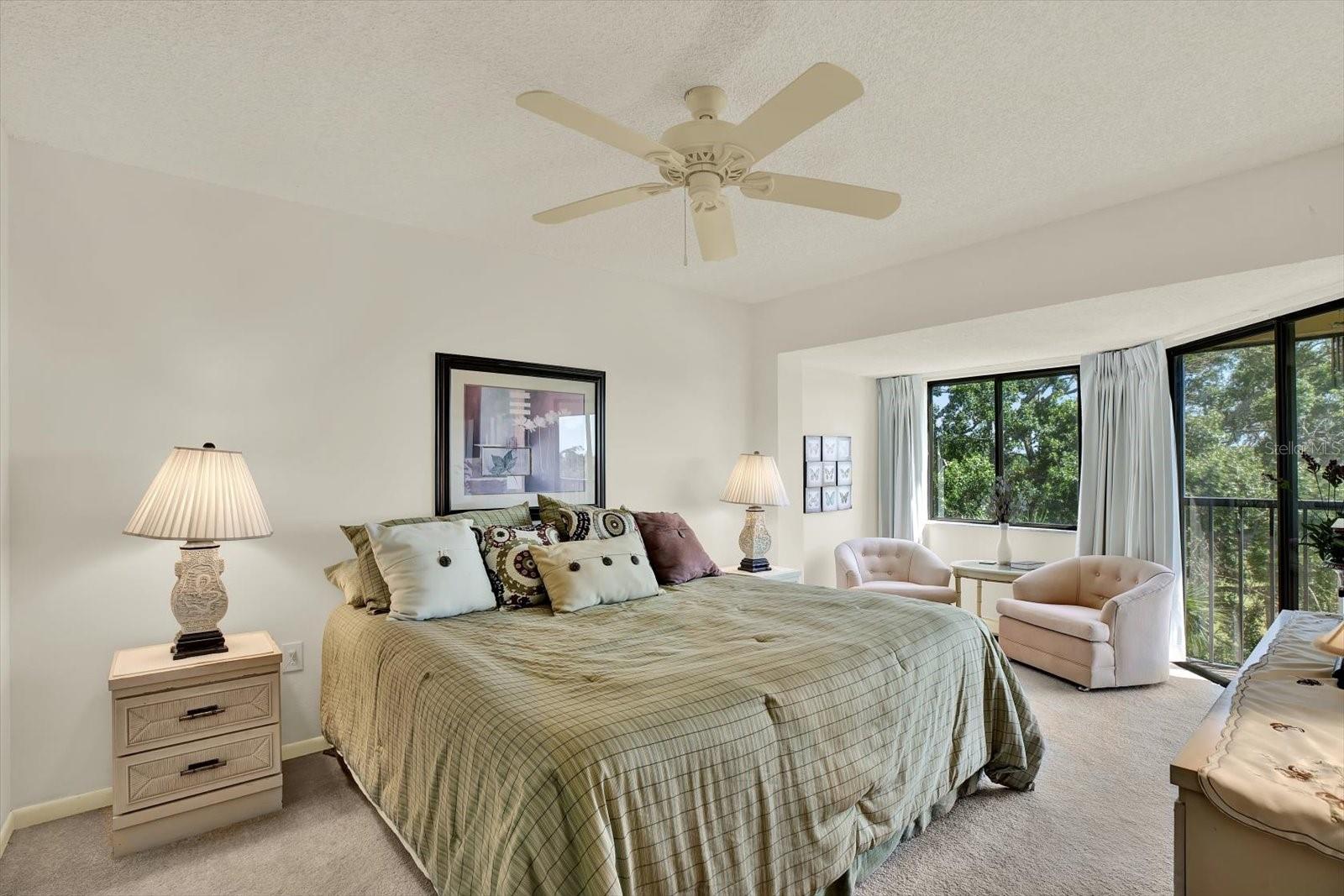 Master Bedroom with a view! This is REAL – not Staged ??