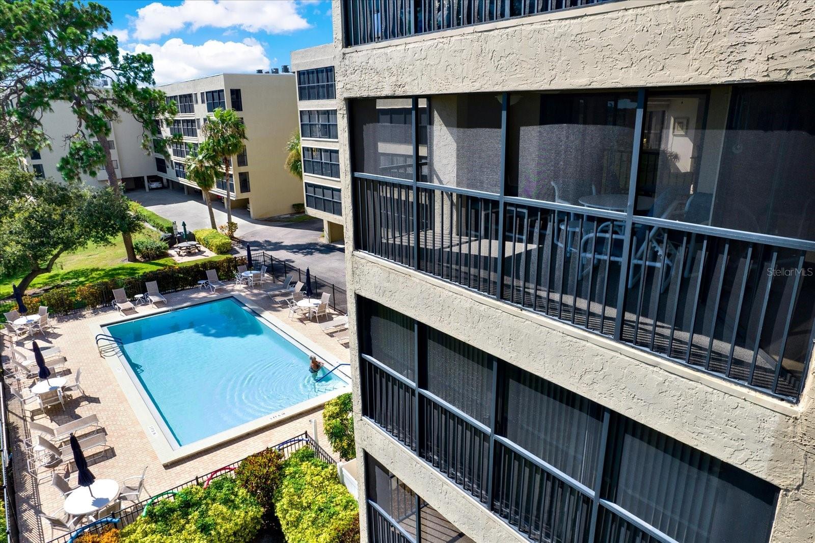 Bird Eye View of your Patio - Privacy!