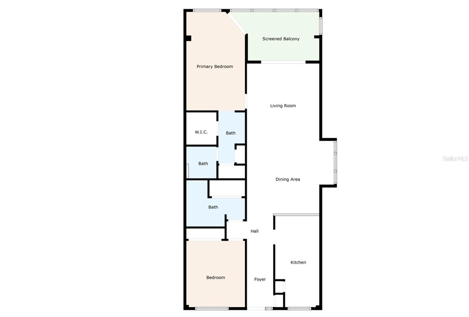 Just Call us for Measurements!  A Layout with Privacy, Space, and Views!