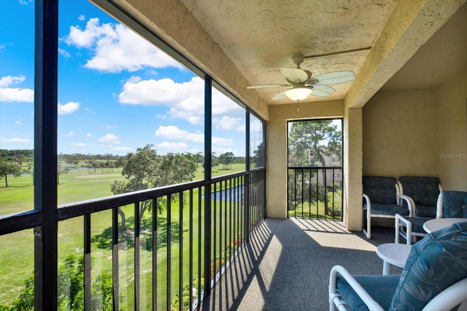 Patio with Corner Views. You Belong Here.