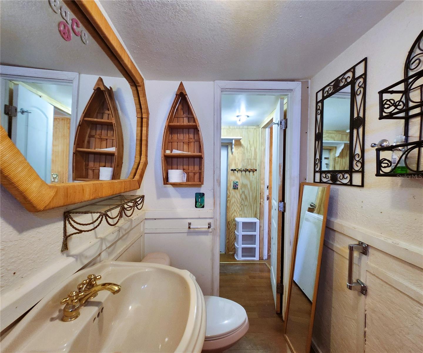 One Bathroom with tub and shower