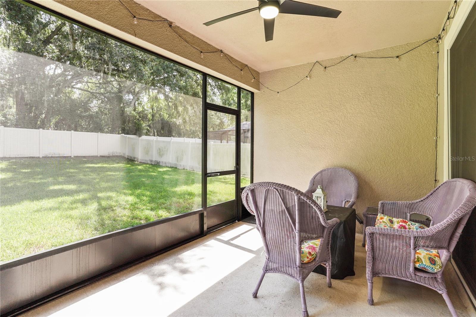Screened in porch