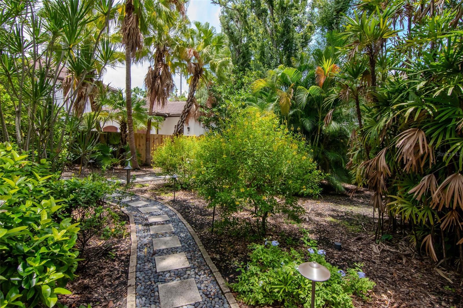 Perfect launching pad for a master gardener.