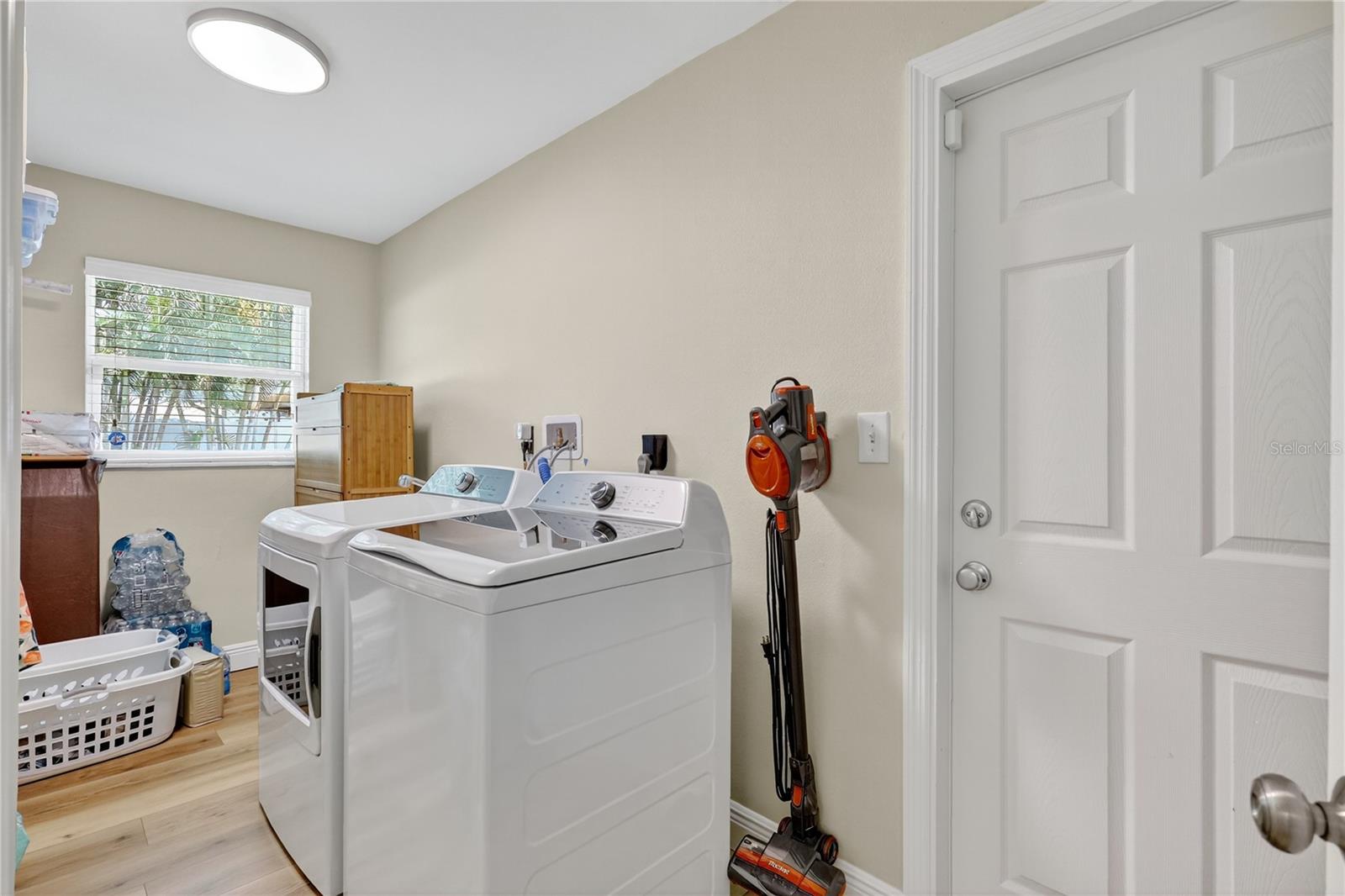 Inside utility room.