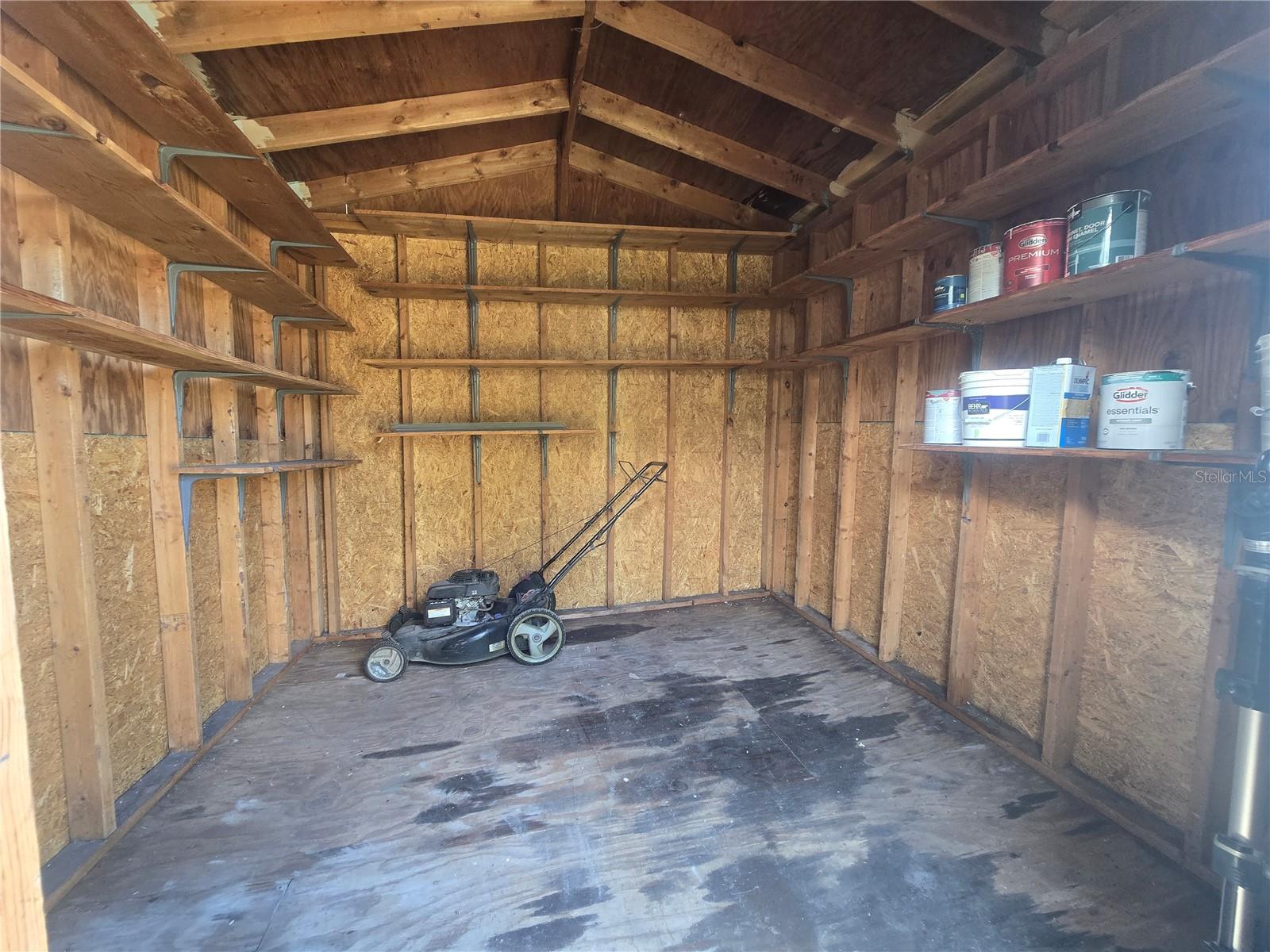 INSIDE SHED