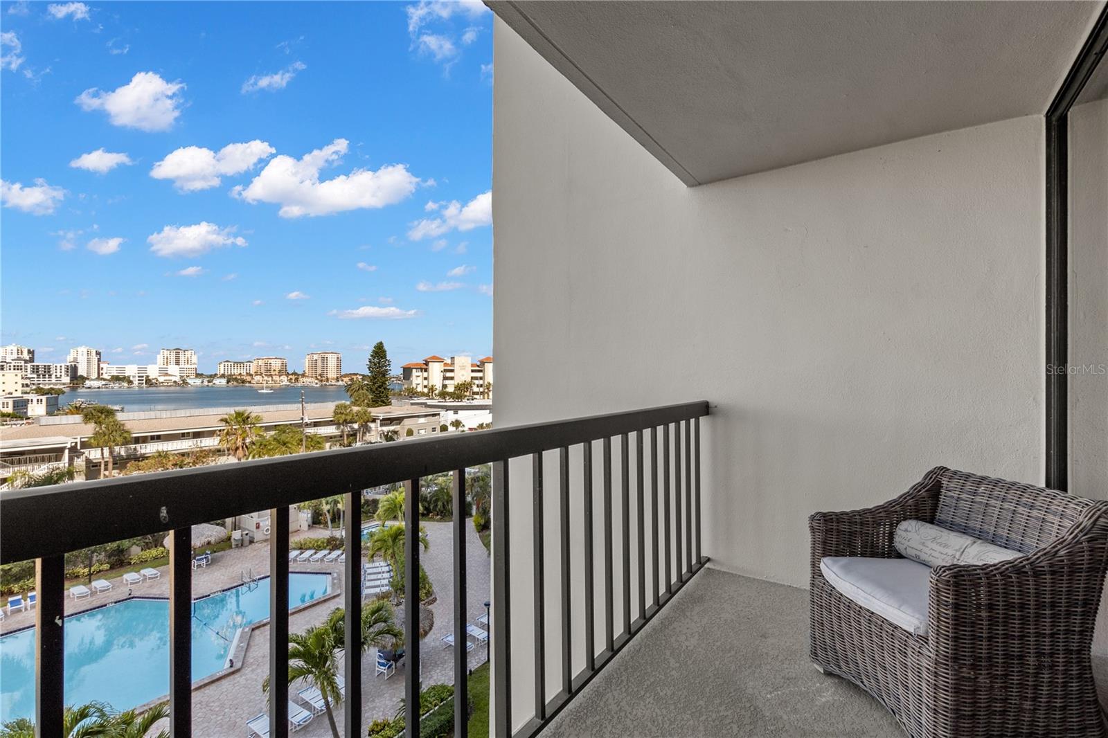 BALCONY WITH WESTERLY VIEW