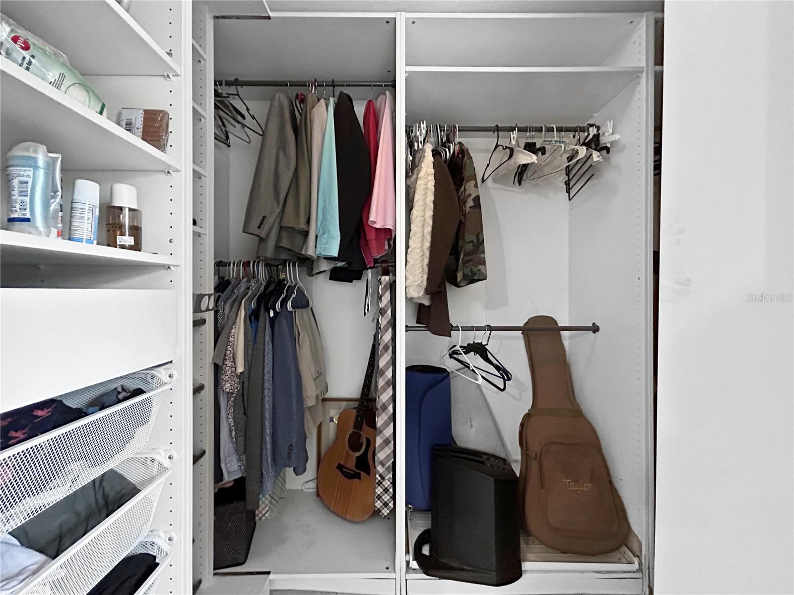 Primary closet