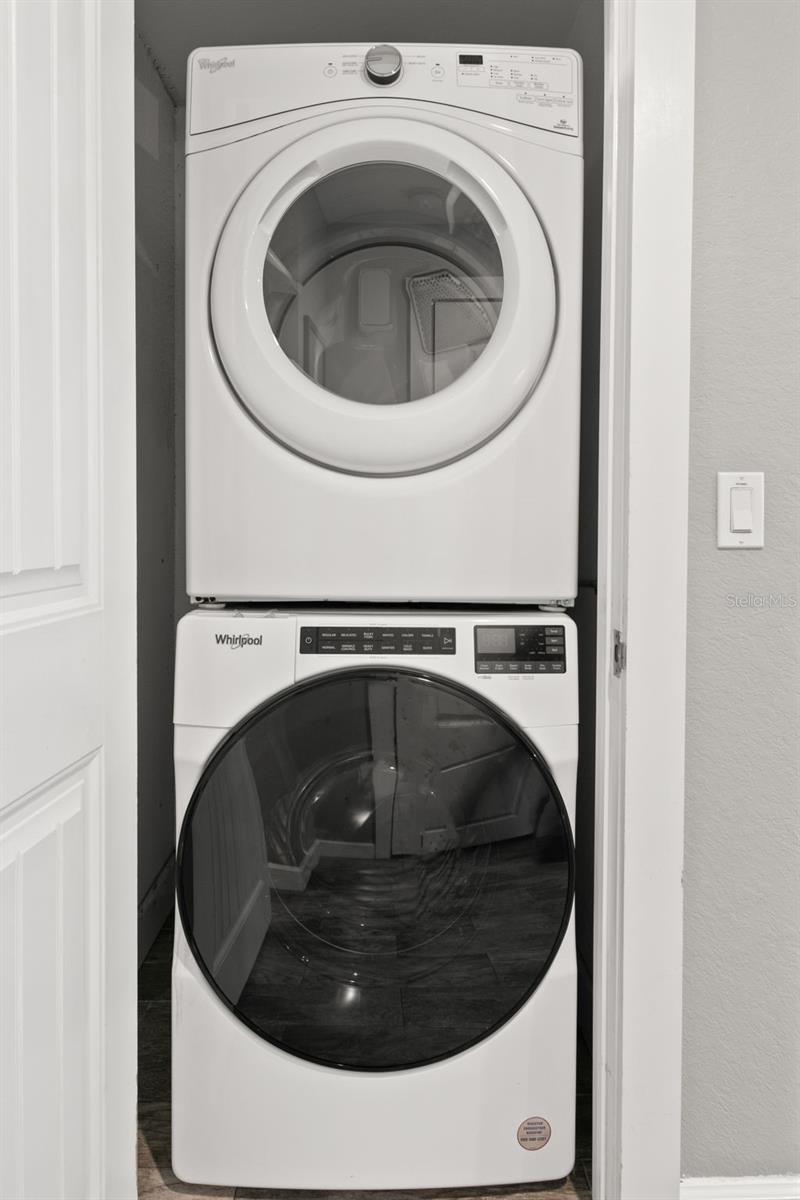 Private Laundry inside the condo