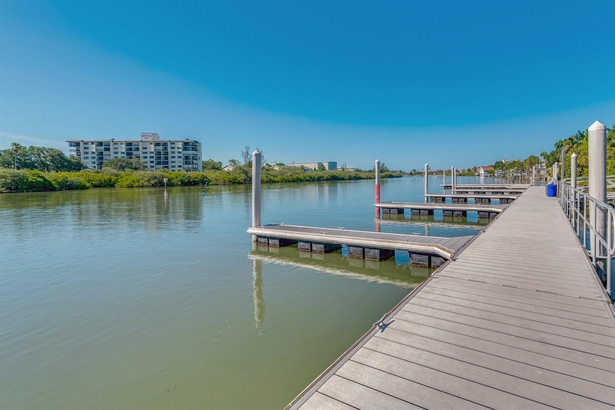 Harbourside Dock and Slips available through the Harbor Master