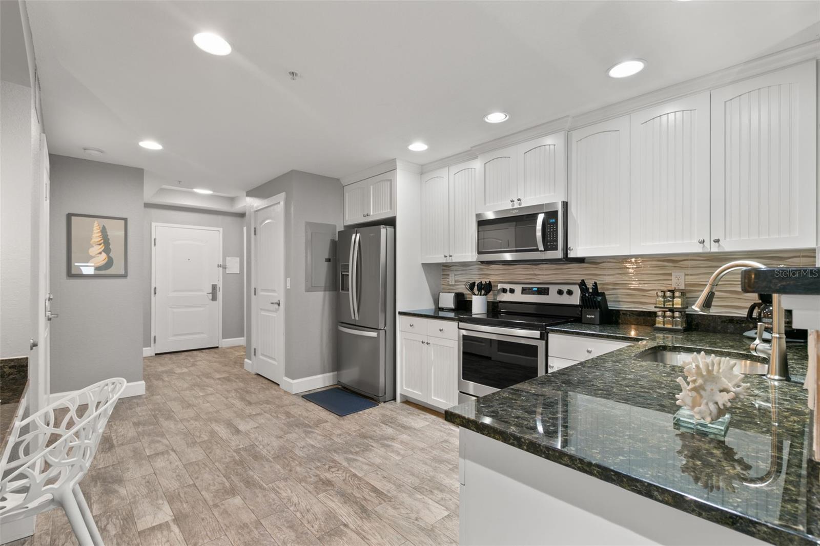 Foyer and Kitchen