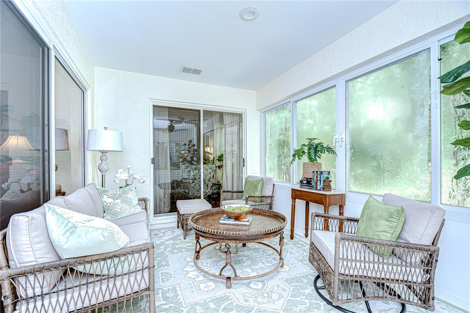 ENCLOSED SUNROOM WITH A/C