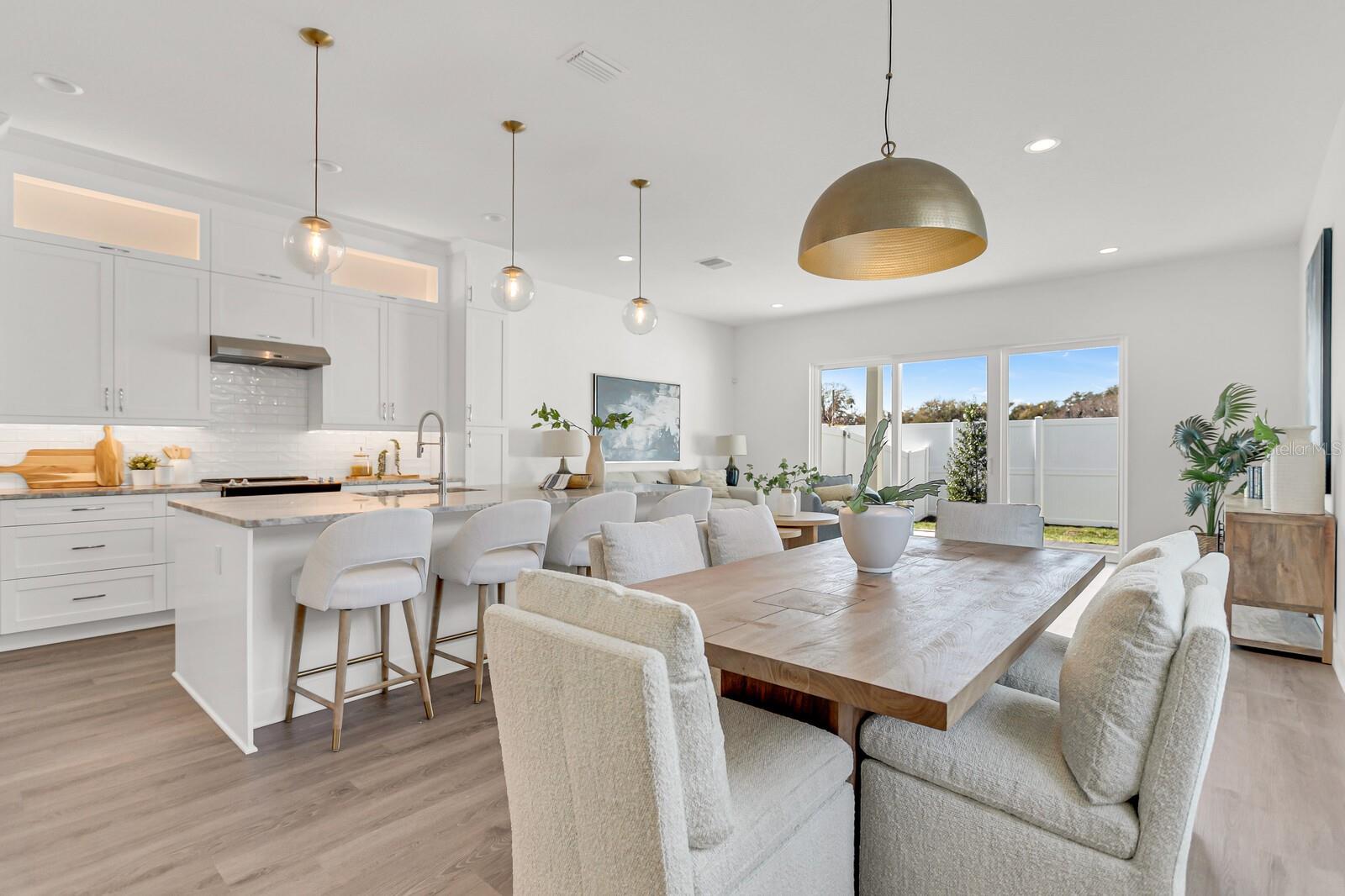 Another unit in the community that has been staged with furniture