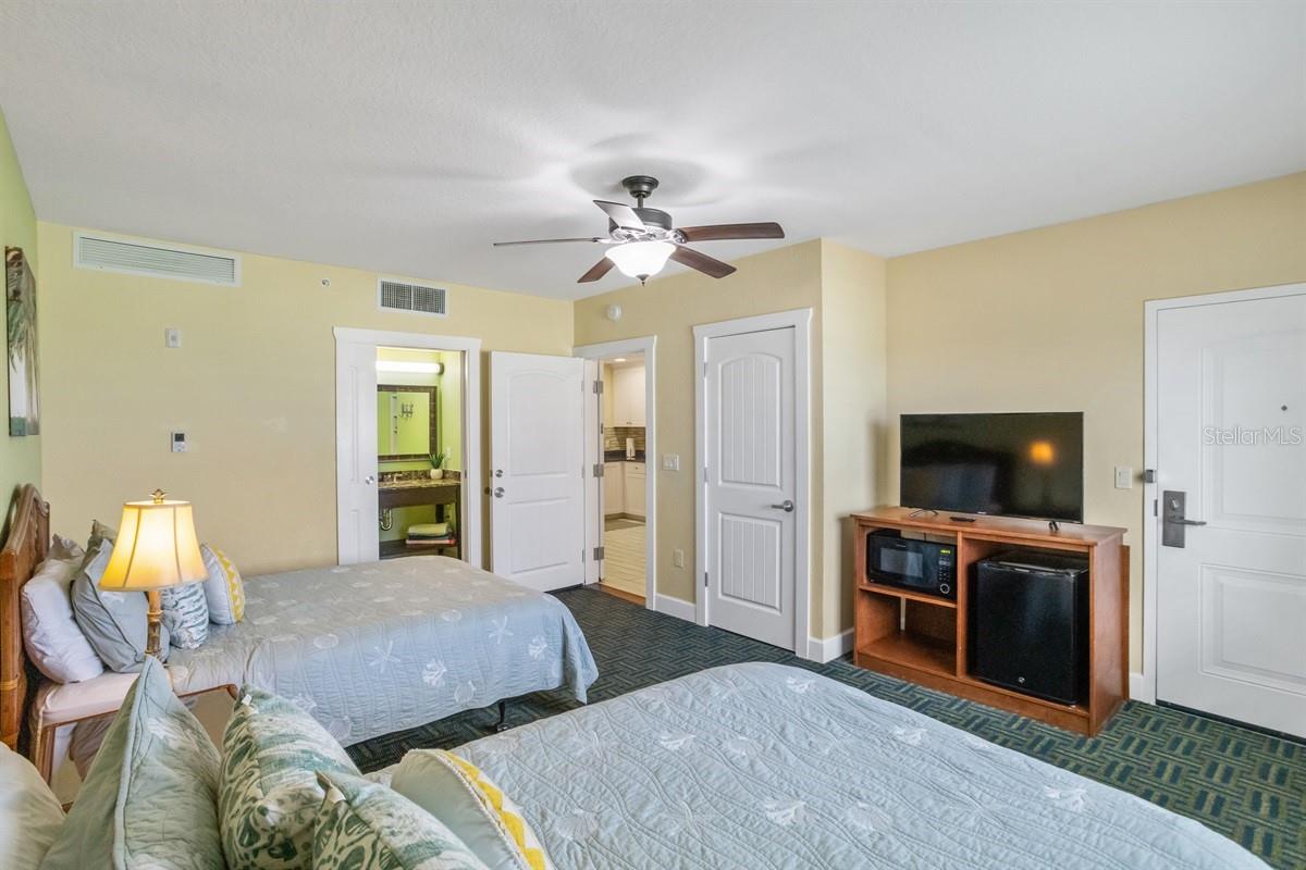 Bedroom #2 can be locked out as a separate rental suite.