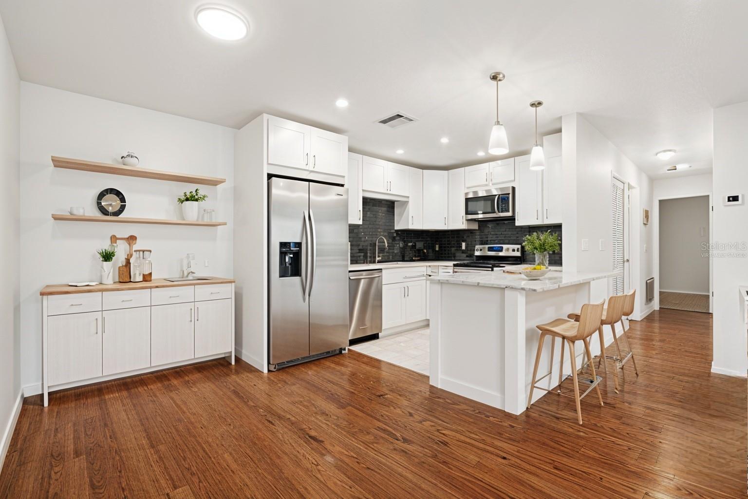Want the same room? This "Virtually Staged" furniture can be purchased.
