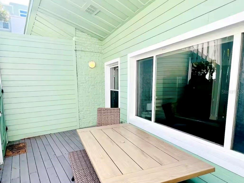 Bathroom has window for light and ventilation