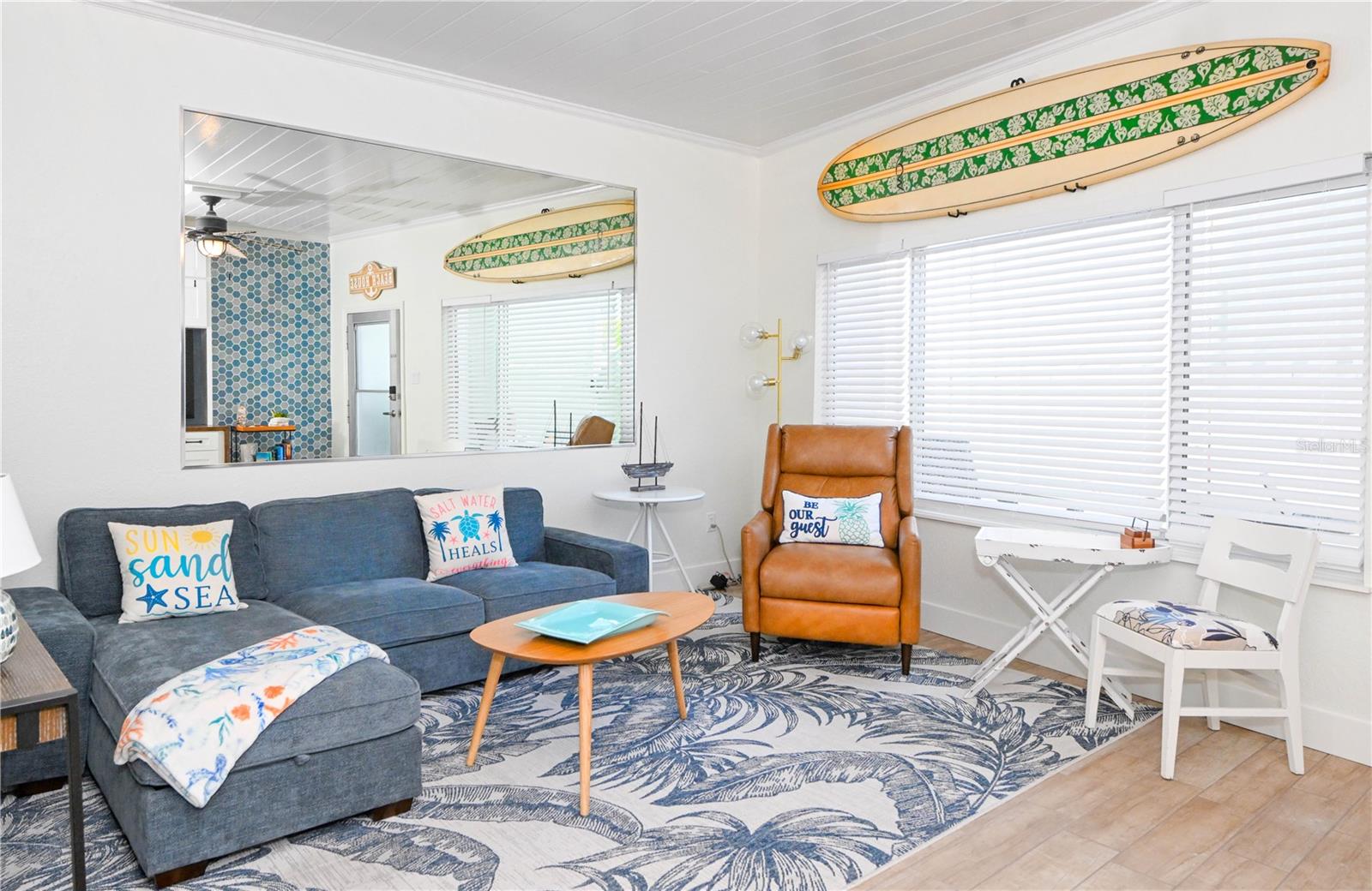 Room for table, chairs adn all the beach toys