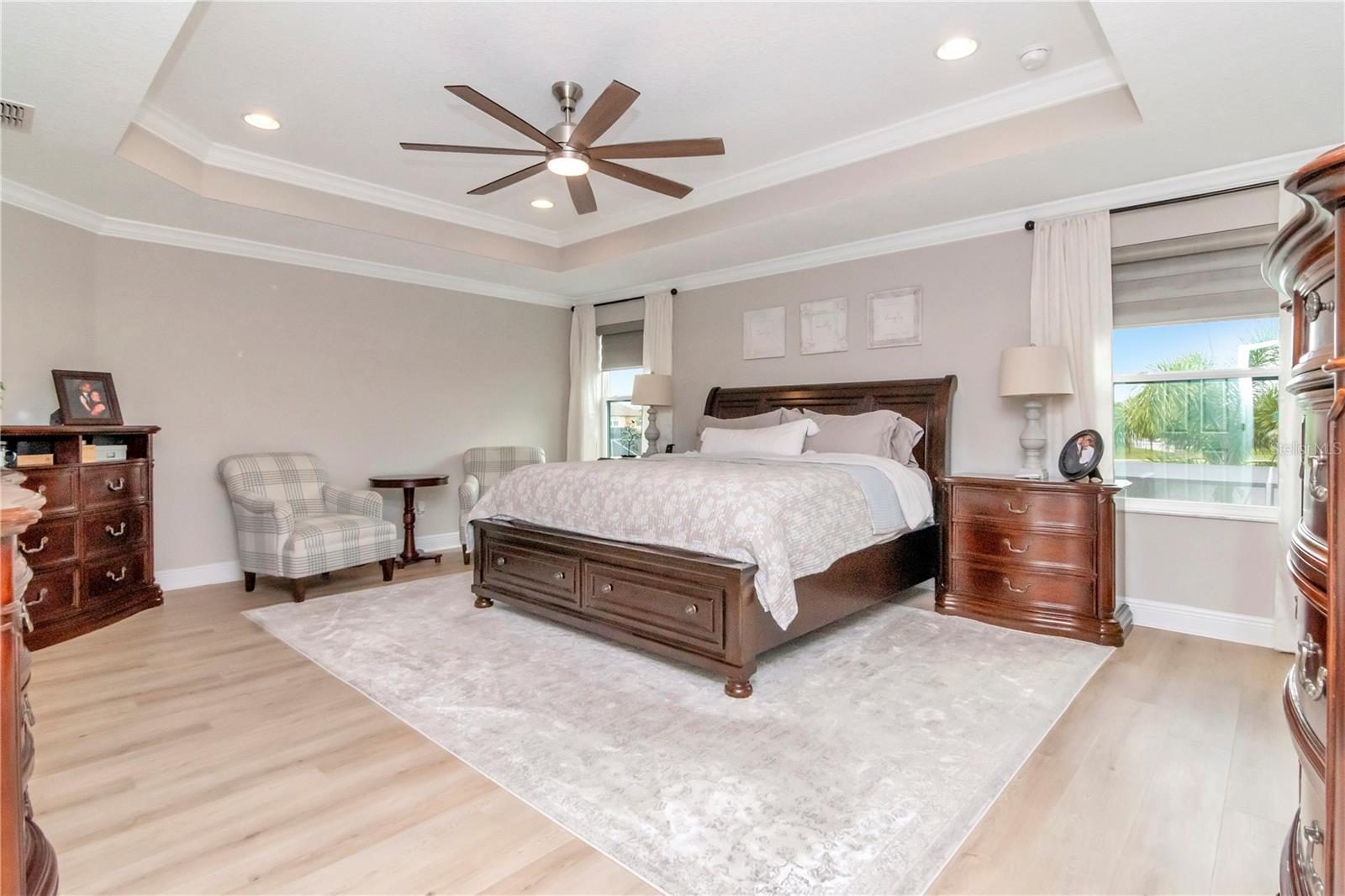 Primary Suite- Spacious with Tray Ceiling