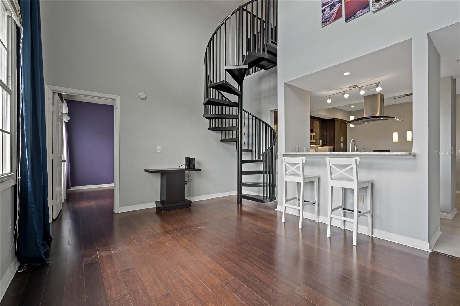 Living Room to Entrance of Master Bedroom