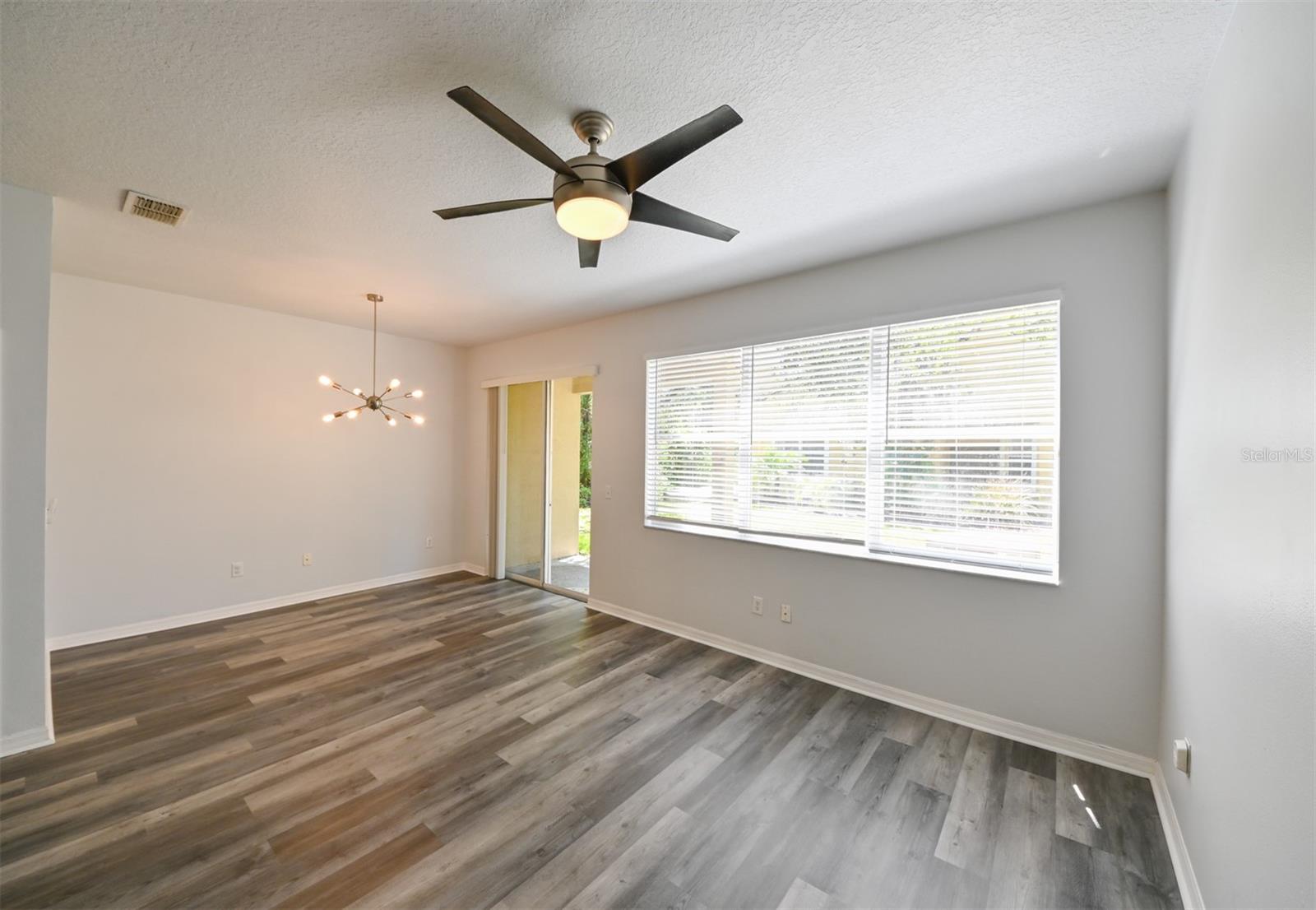 Large, open family room to the kitchen. Great gathering spot.