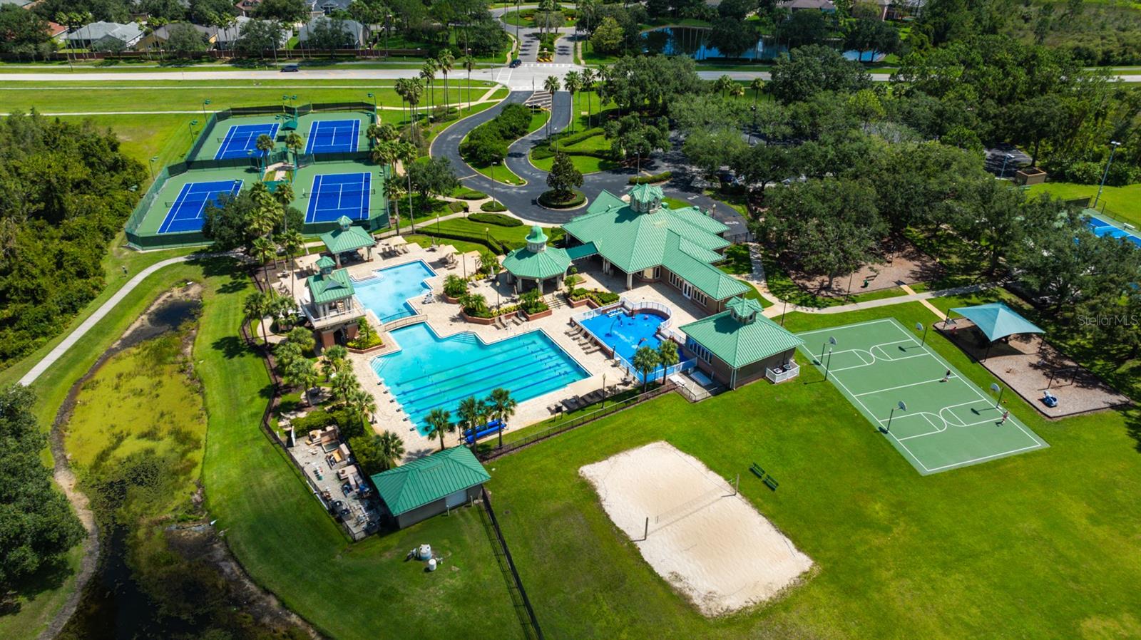 Swimming Pools, Basketball Courts, Tennis Courts and Volleyball!