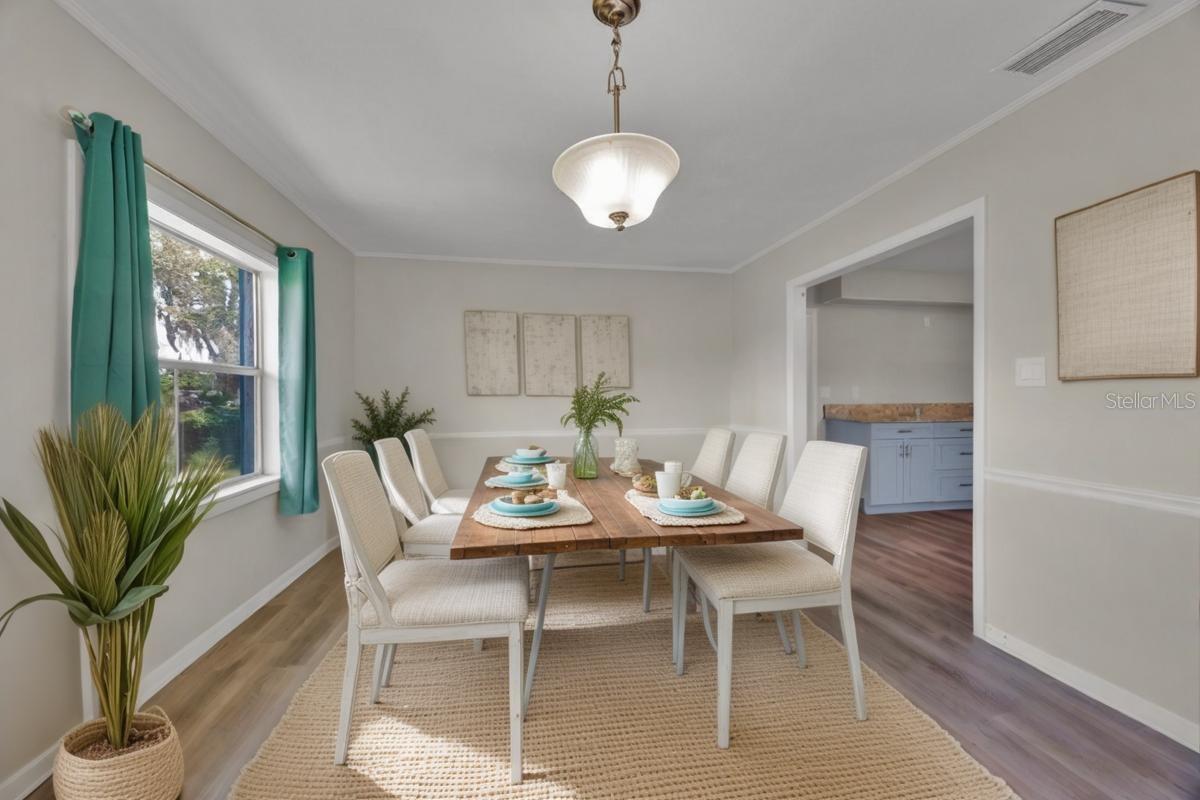 Dining Room - staged