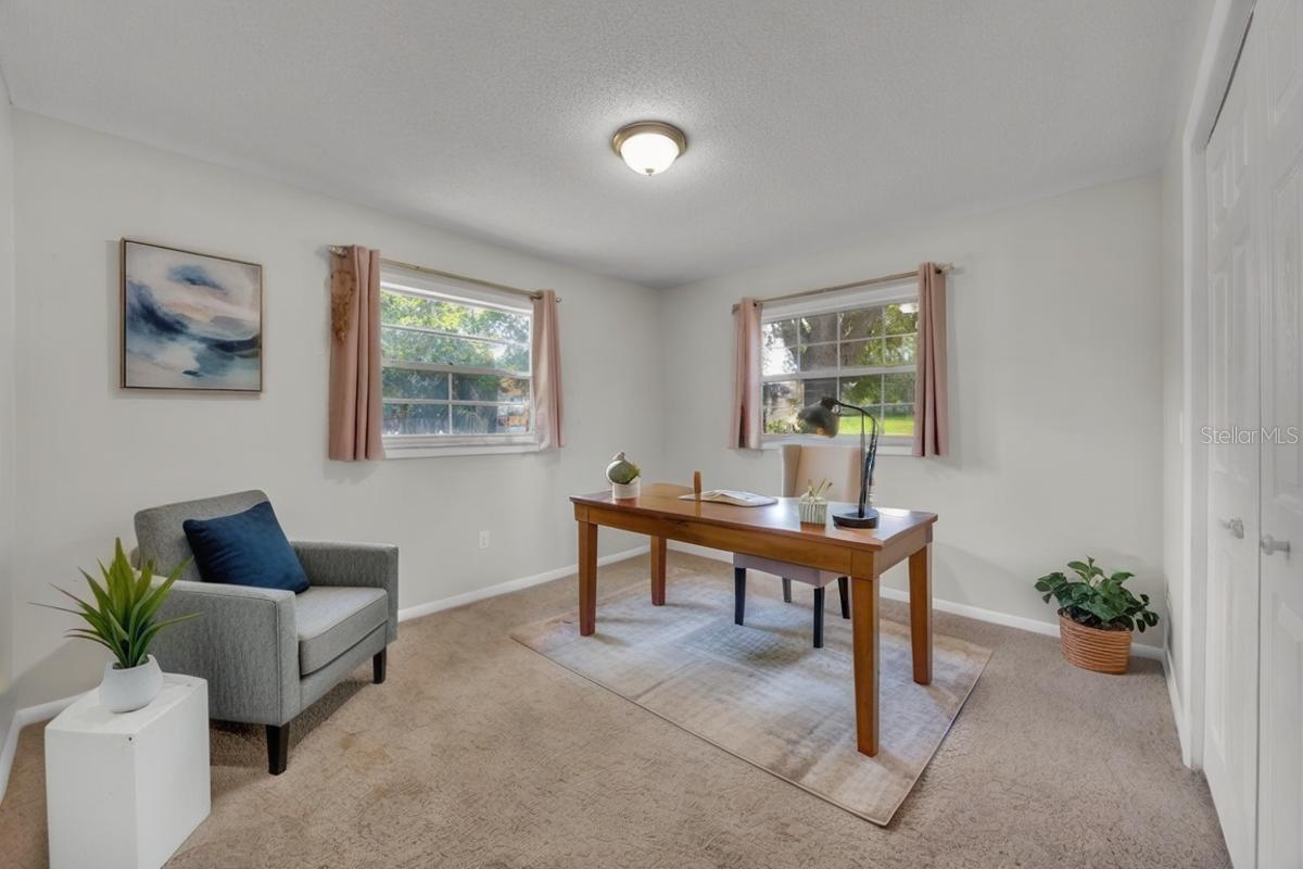 Bedroom 2 - staged as Office