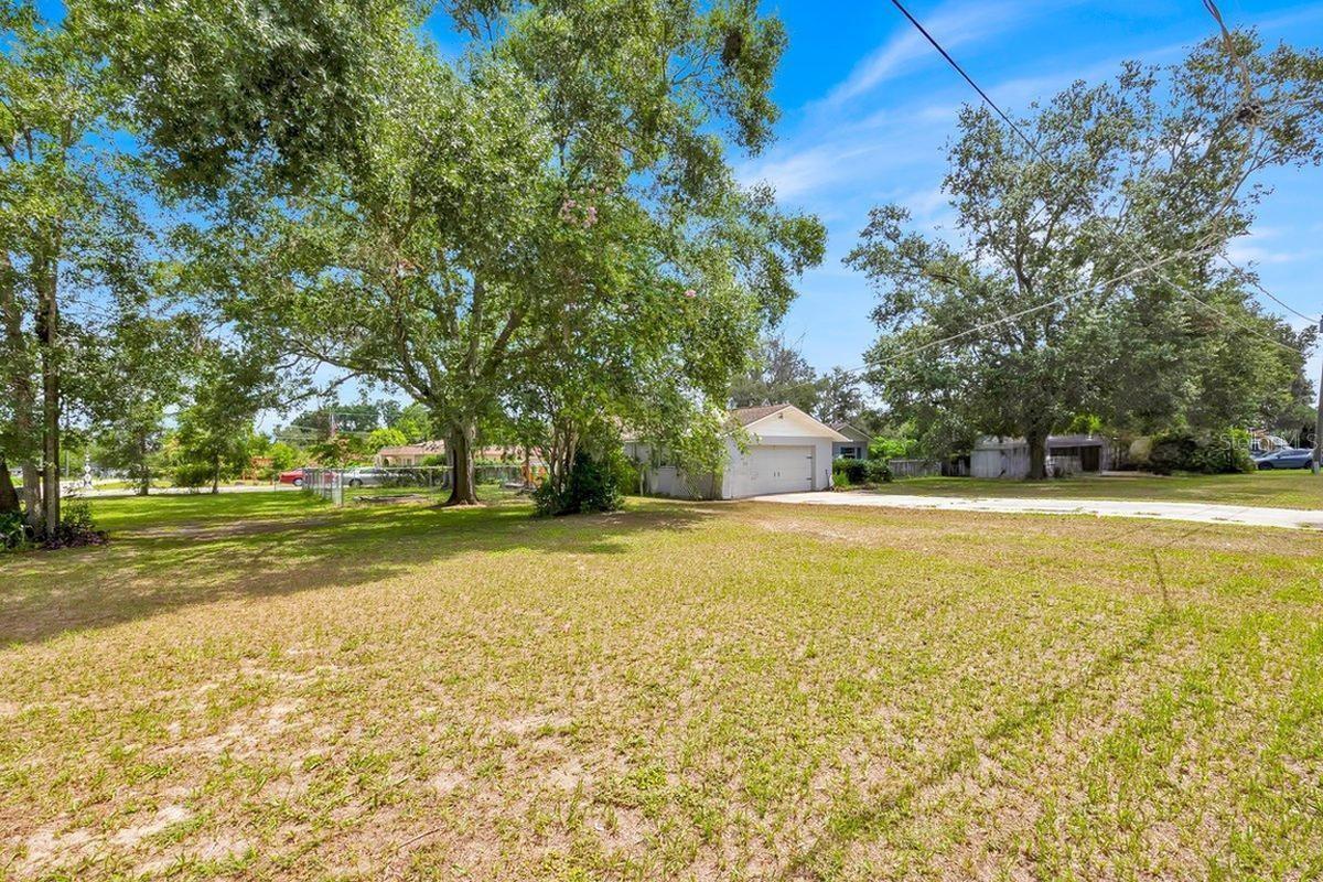 Large Fenced in Yard on Corner Lot