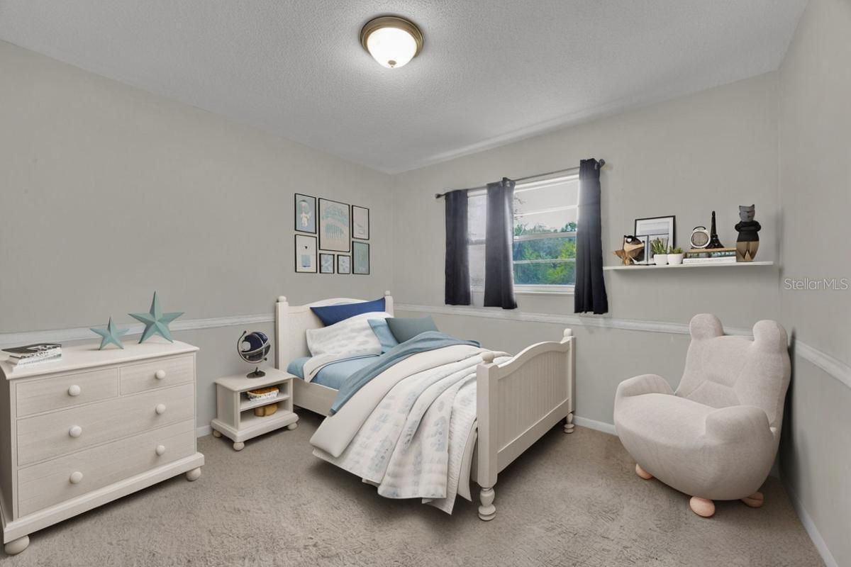 Bedroom 3 - staged