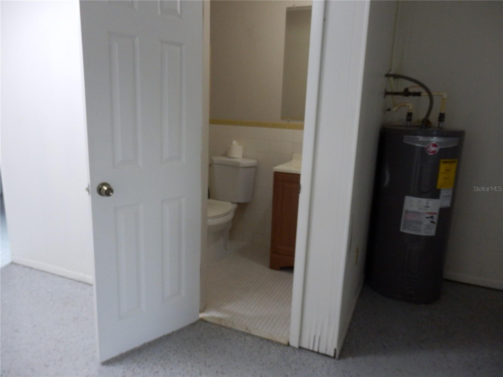 Second Bathroom in Garage