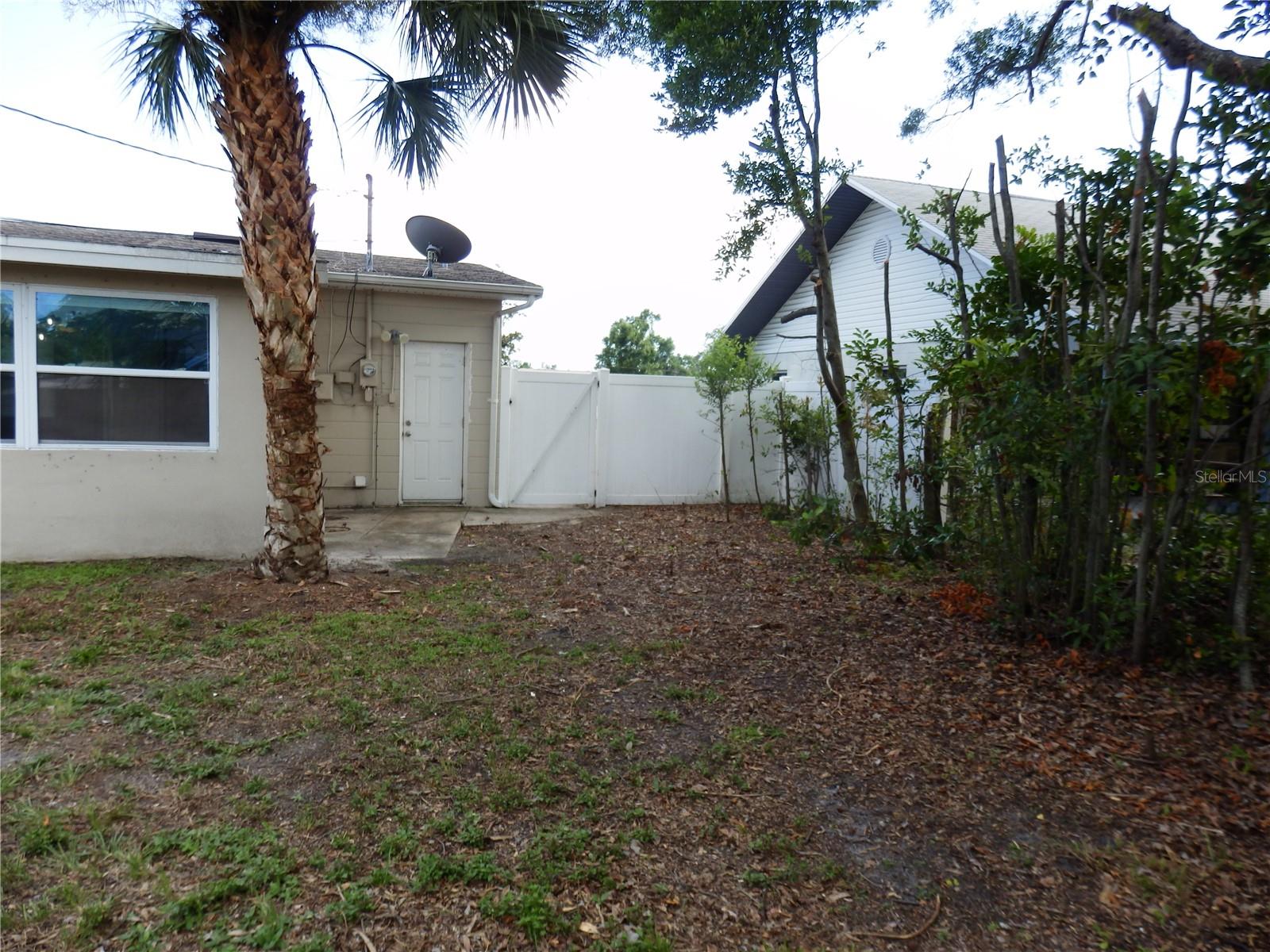 Door to the Garage and Side Gate
